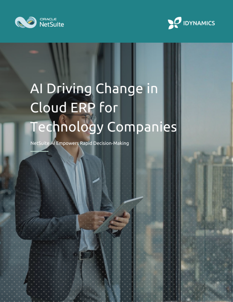 Oracle NetSuite AI Powered Cloud ERP Business Guide for Technology Companies | iDynamics